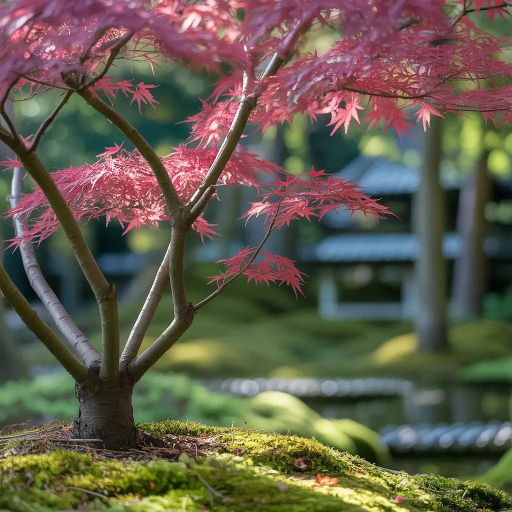 Acer palmatum Little Princess | Arce japonés compacto con follaje delicado y colores vibrantes Arces Japoneses